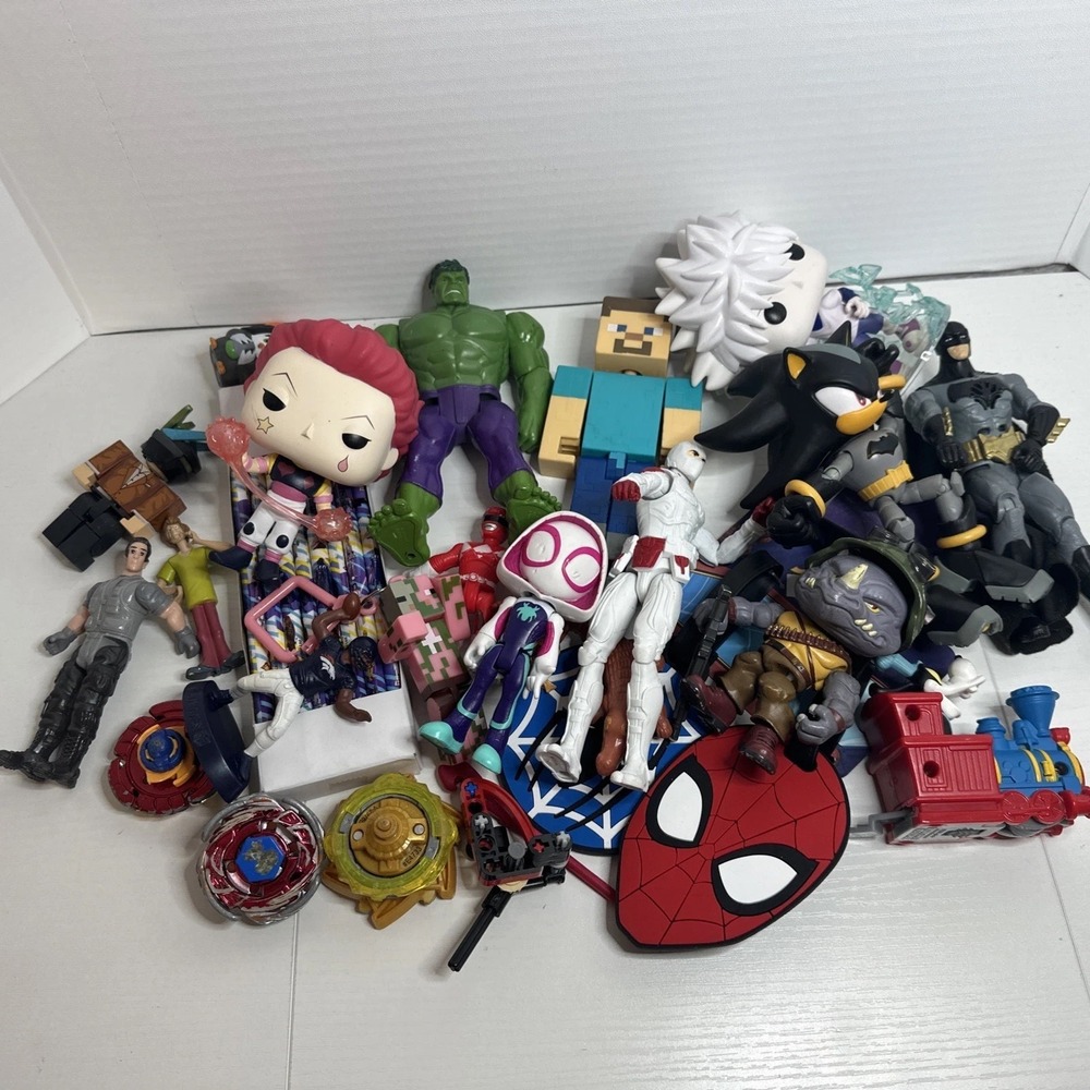 Boys Toys Junk Drawer Lot Figures Accessories More